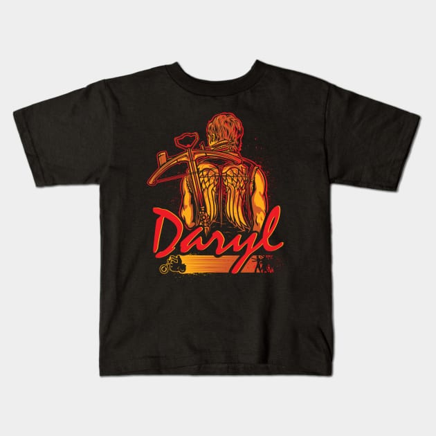 Daryl Kids T-Shirt by locustyears